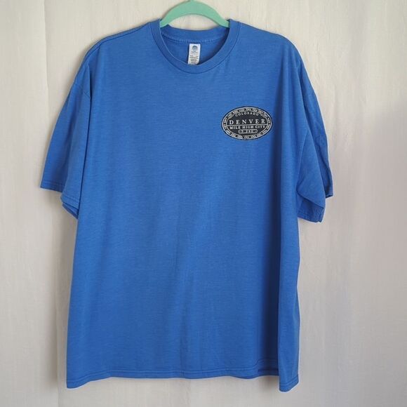 Denver the Mile High City BlueTee Shirt Size 2X - Picture 1 of 5